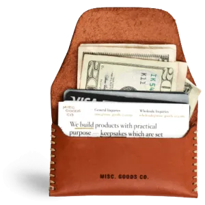 MISC. GOODS CO. - Keep It Slim Flap Wallet V.2
