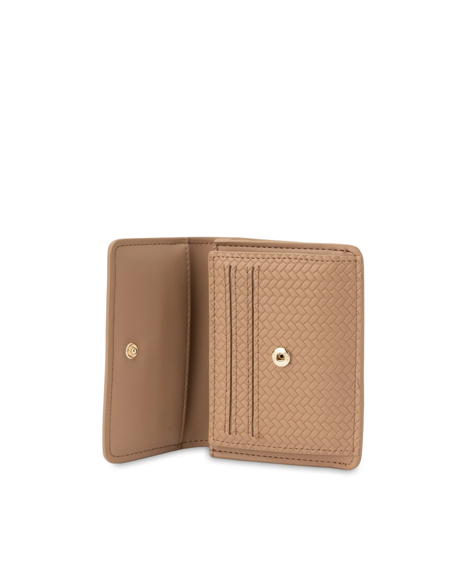 Mocha Tessa Small Wallet - Taupe