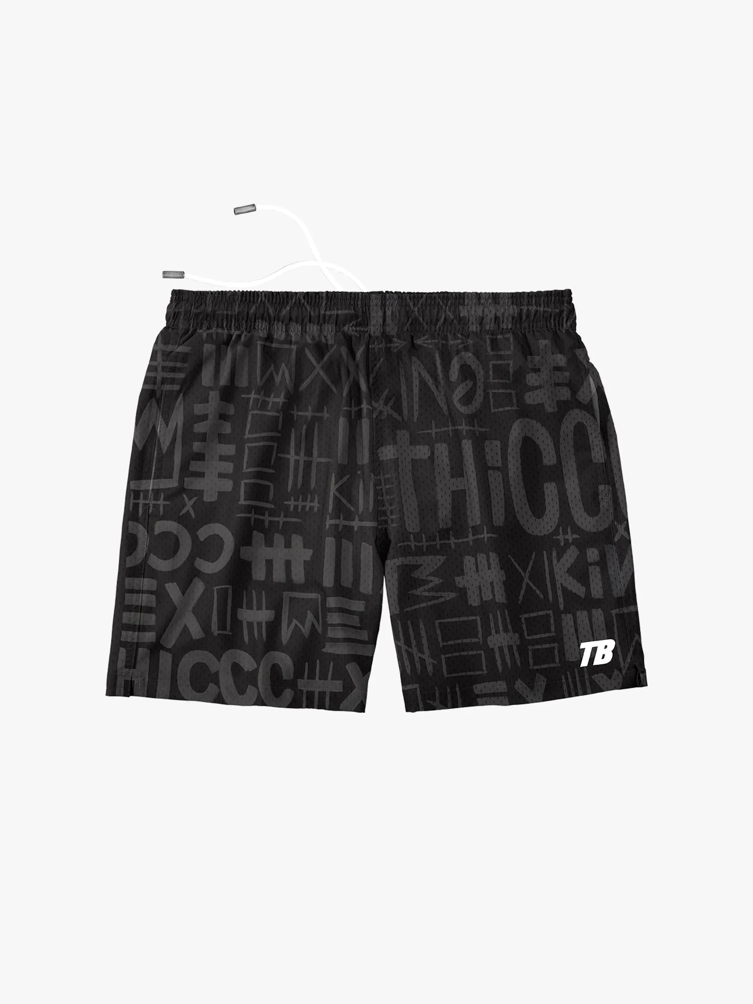 Monochrome Mesh Shorts