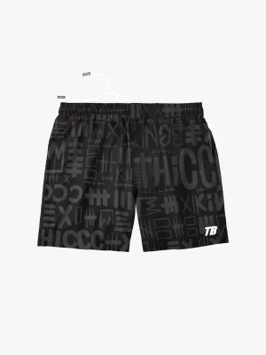 Monochrome Mesh Shorts