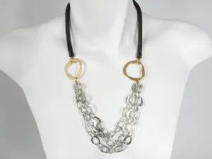 Multi-Chain Mesh Necklace