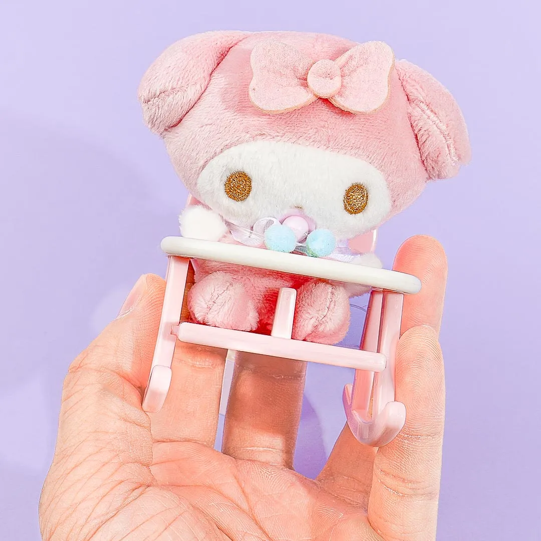My Melody Baby Plushie Charm With Rocking Chair