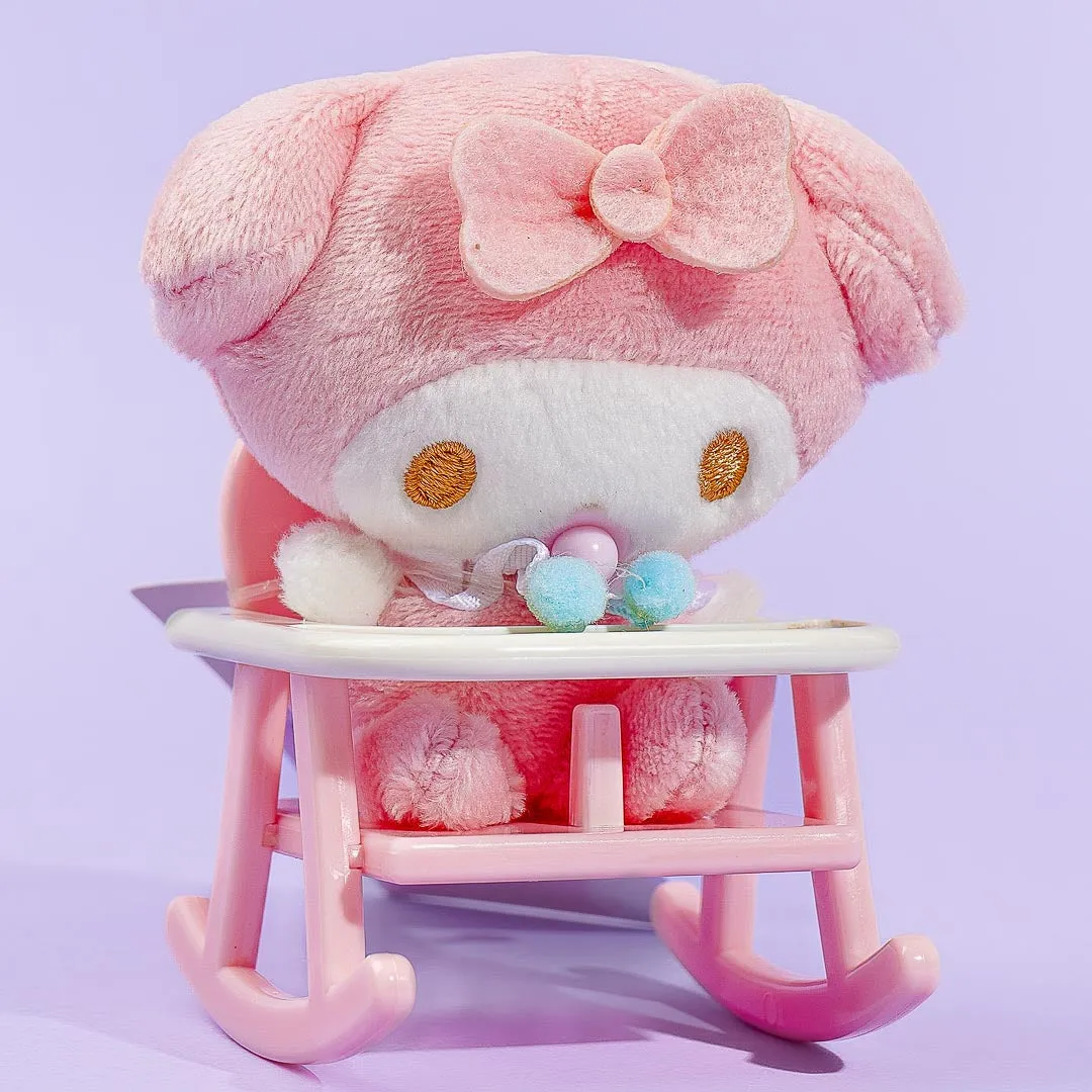 My Melody Baby Plushie Charm With Rocking Chair