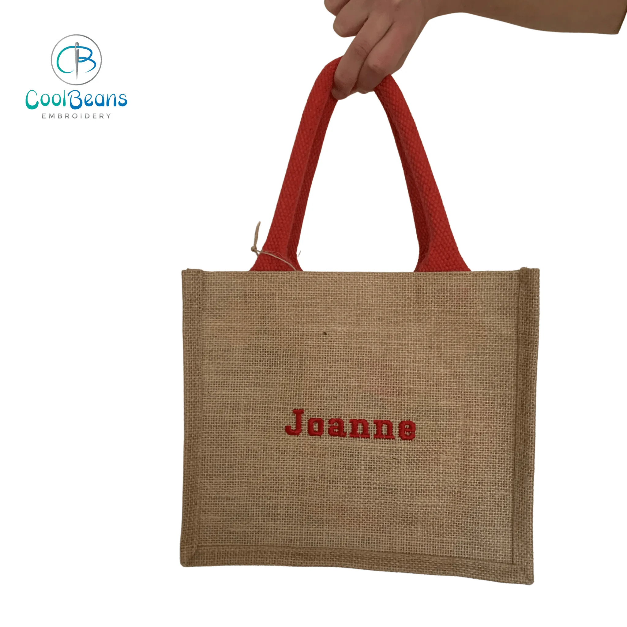 Name Jute Gift Bag - Personalised