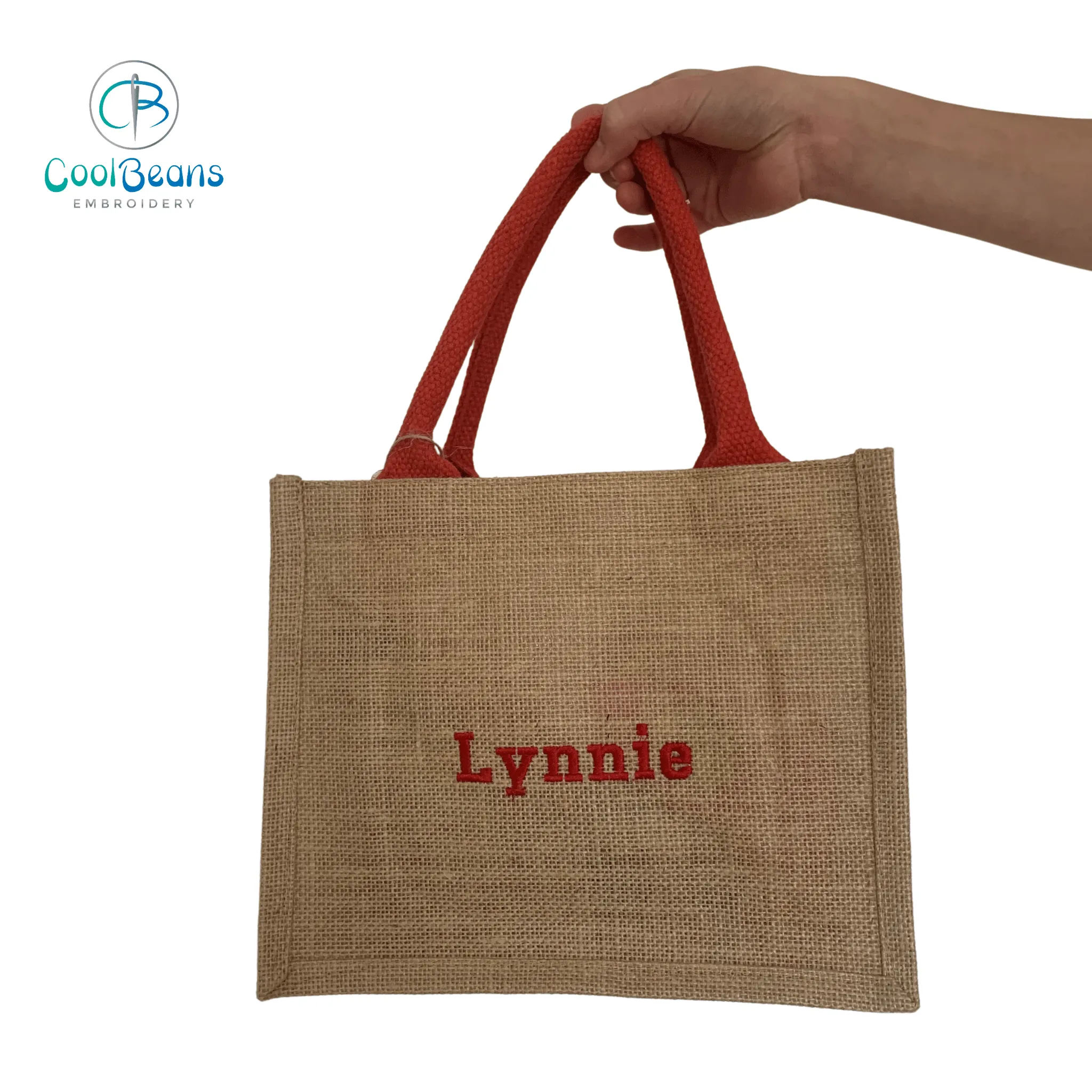Name Jute Gift Bag - Personalised