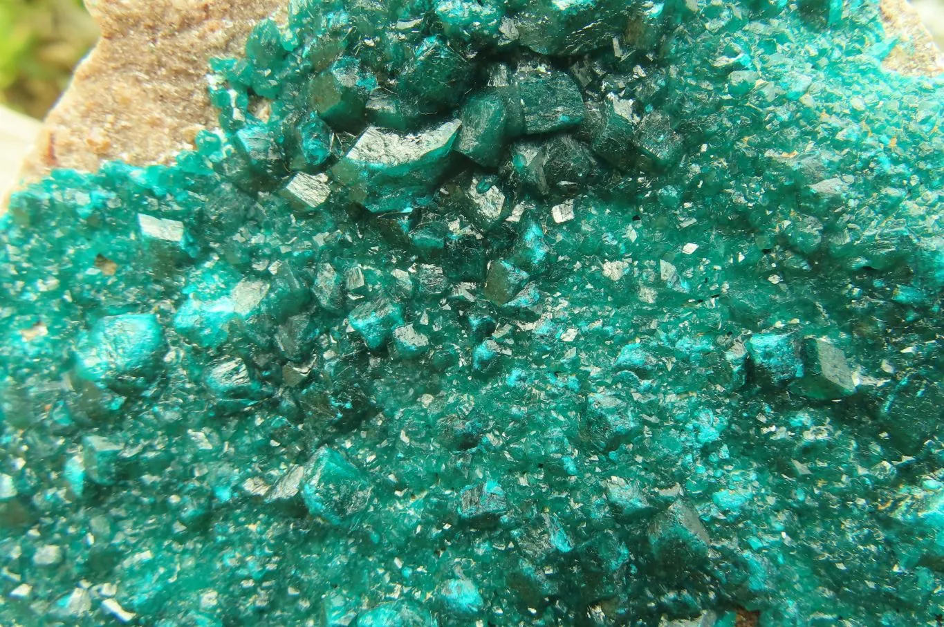 Natural Emerald Dioptase Specimen x 1 From Tantara, Congo