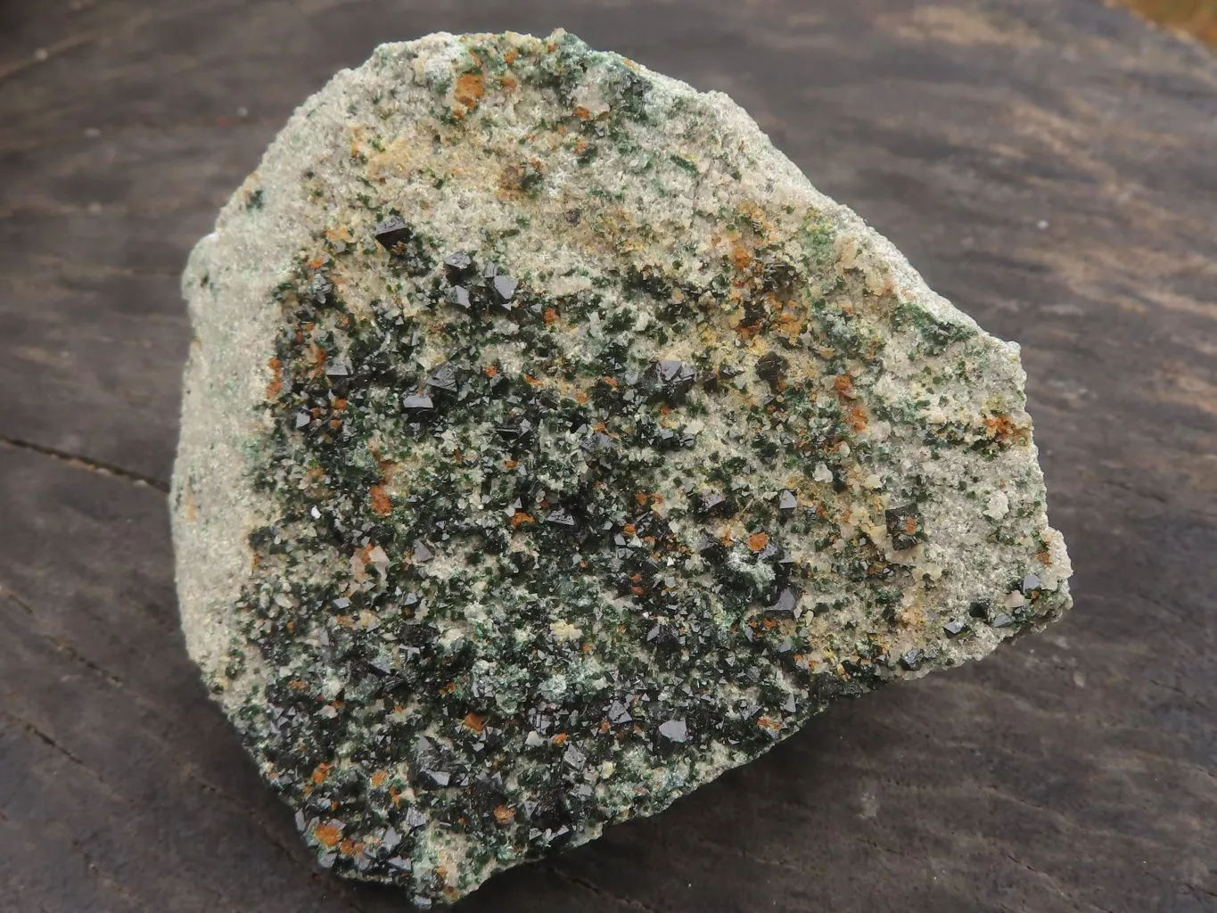 Natural Rare Copper Phosphate Libethenite On Dolomite Clusters x 8 From Shituru, Congo