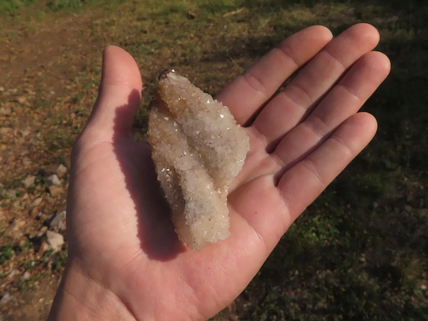Natural Rare Hollow "Snow" Quartz Specimens x 12 From Albert's Mountain, Lesotho