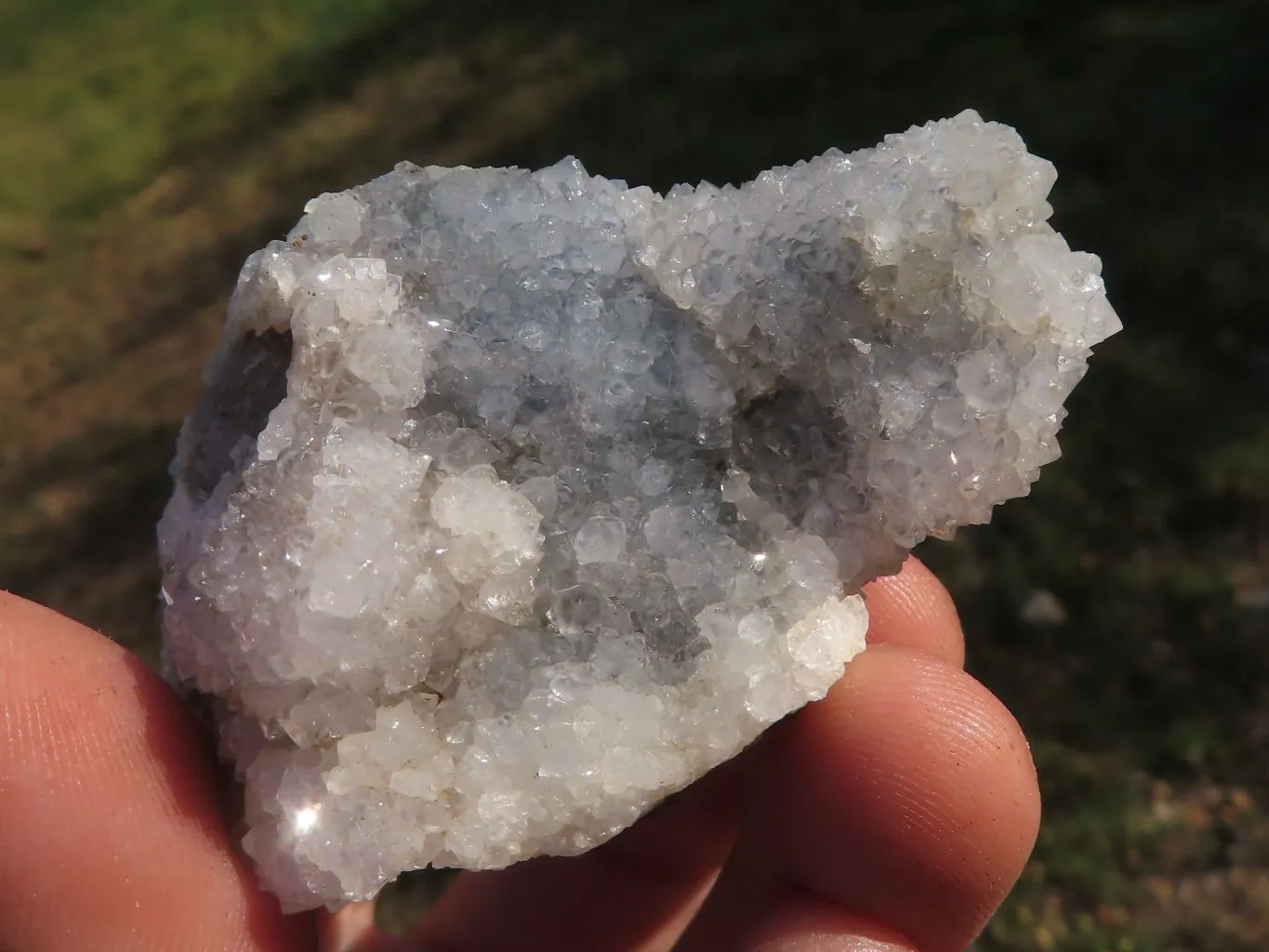 Natural Rare Hollow "Snow" Quartz Specimens x 12 From Albert's Mountain, Lesotho