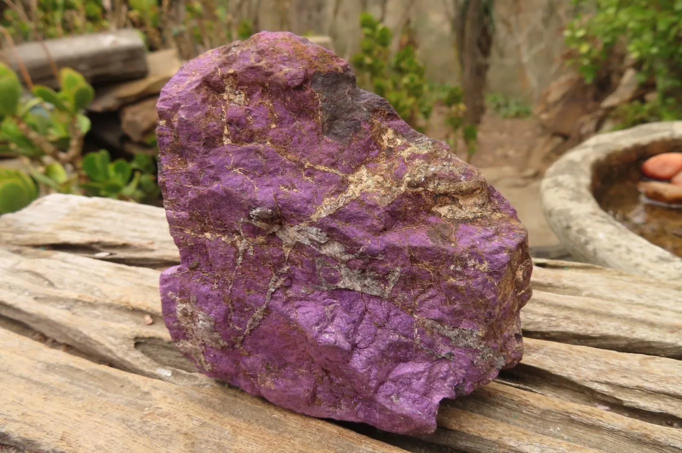 Natural Rare Metallic Purpurite Specimens x 6 From Namibia