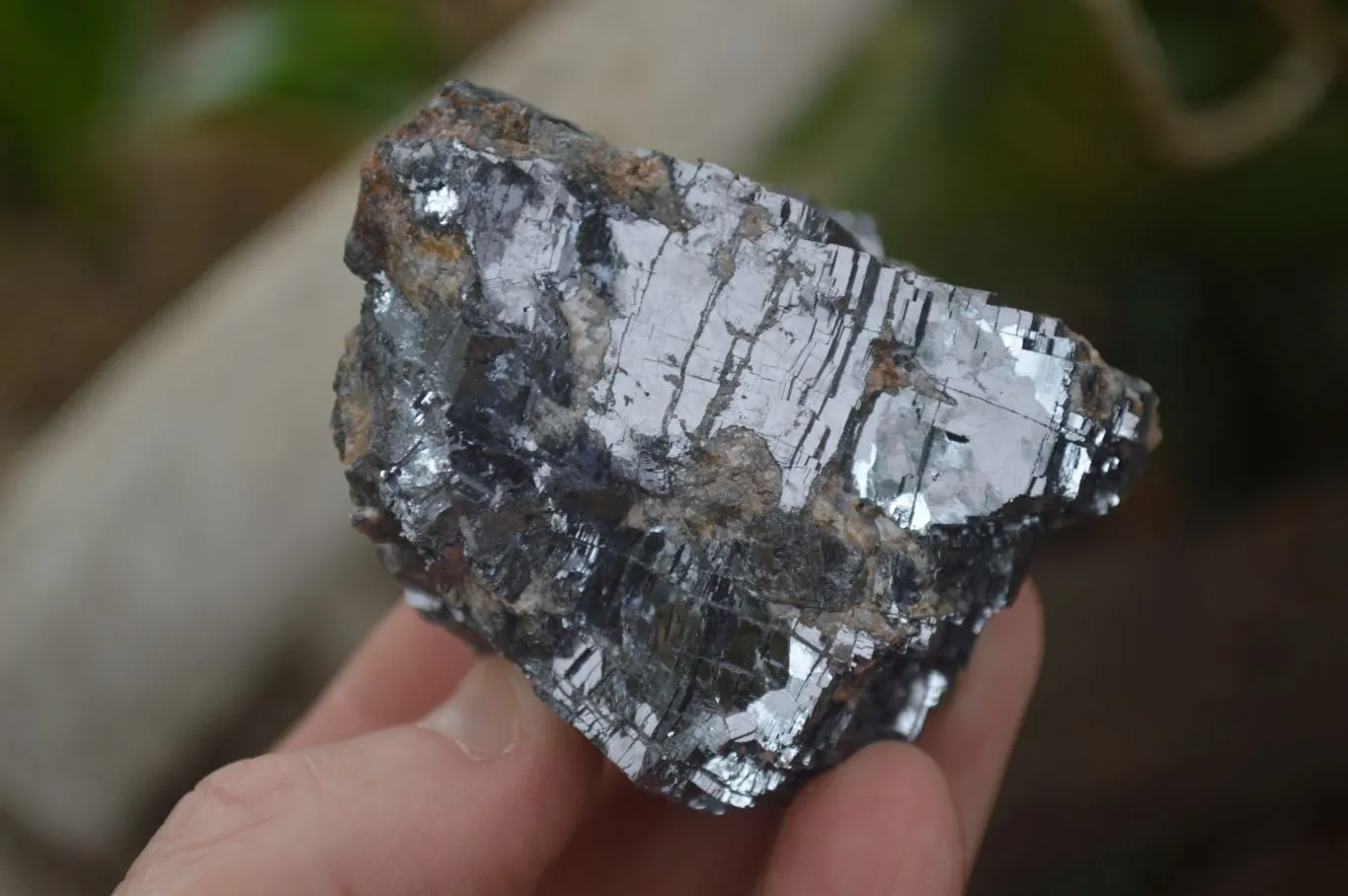 Natural Rare Silver Lead Galena Specimens x 6 From Namibia