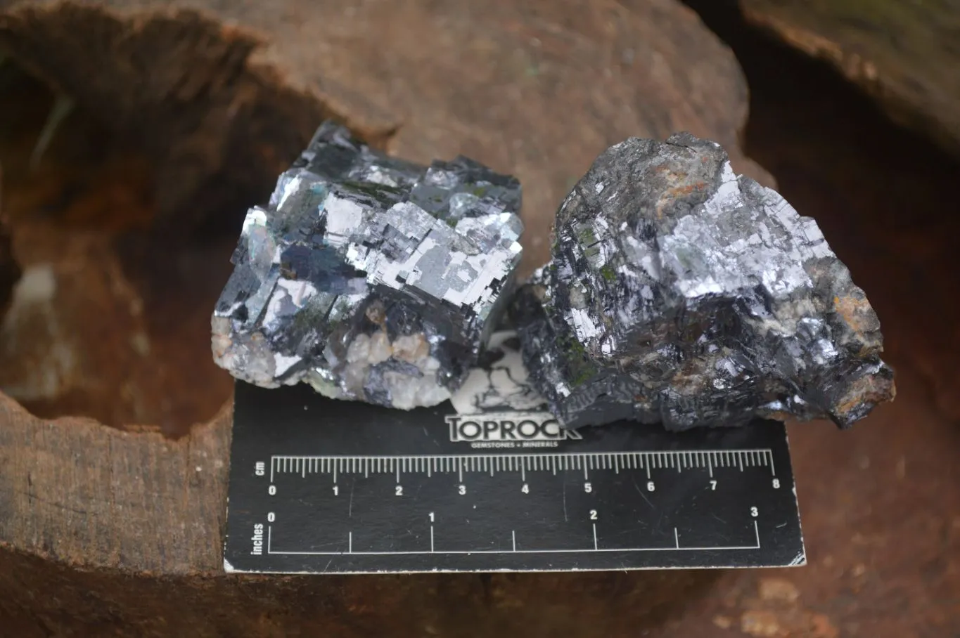 Natural Rare Silver Lead Galena Specimens x 6 From Namibia