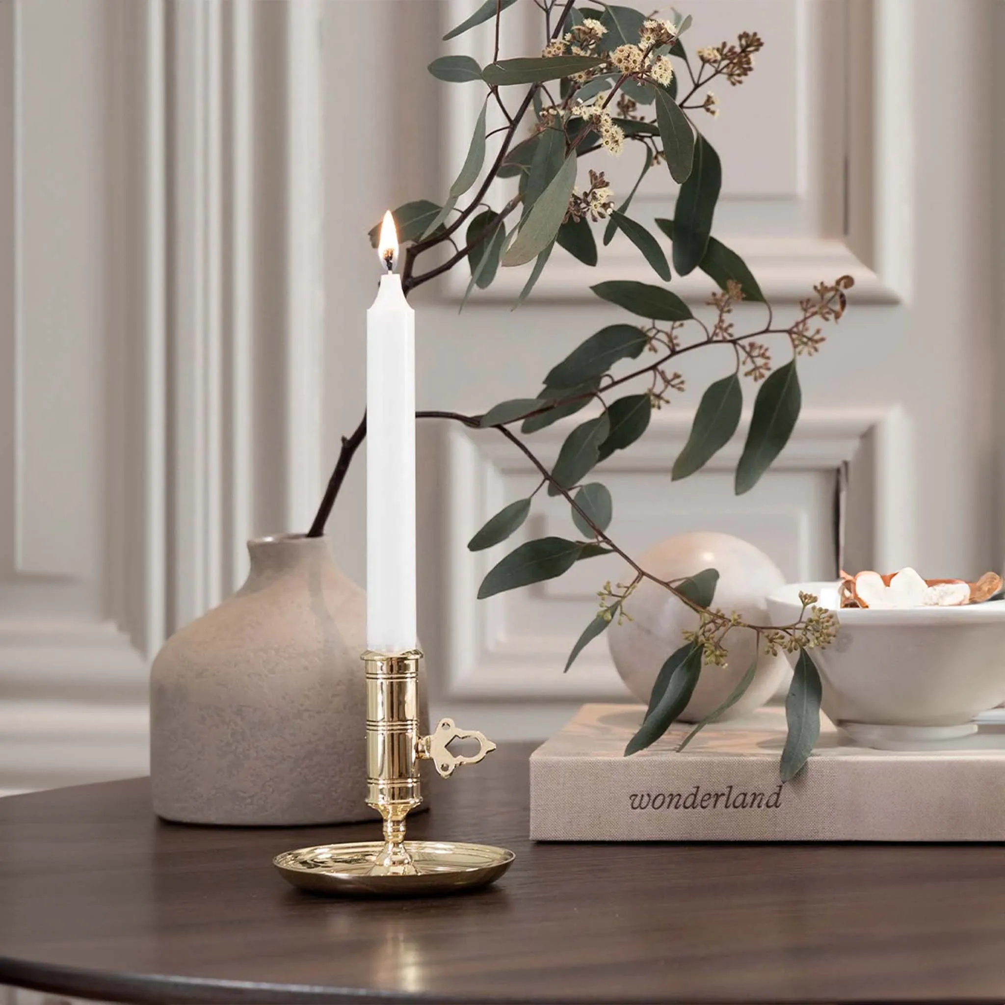 Office Candle Holder - Brass