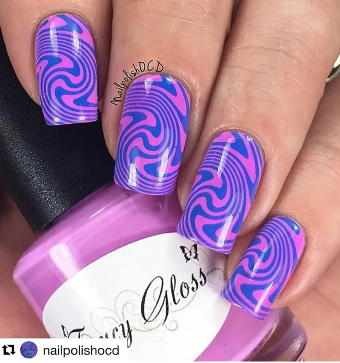 OP Art Magic - Uber Chic Stamping Plate