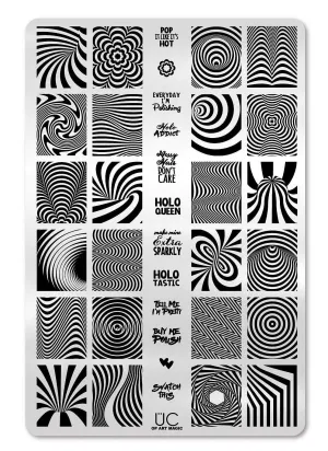 OP Art Magic - Uber Chic Stamping Plate