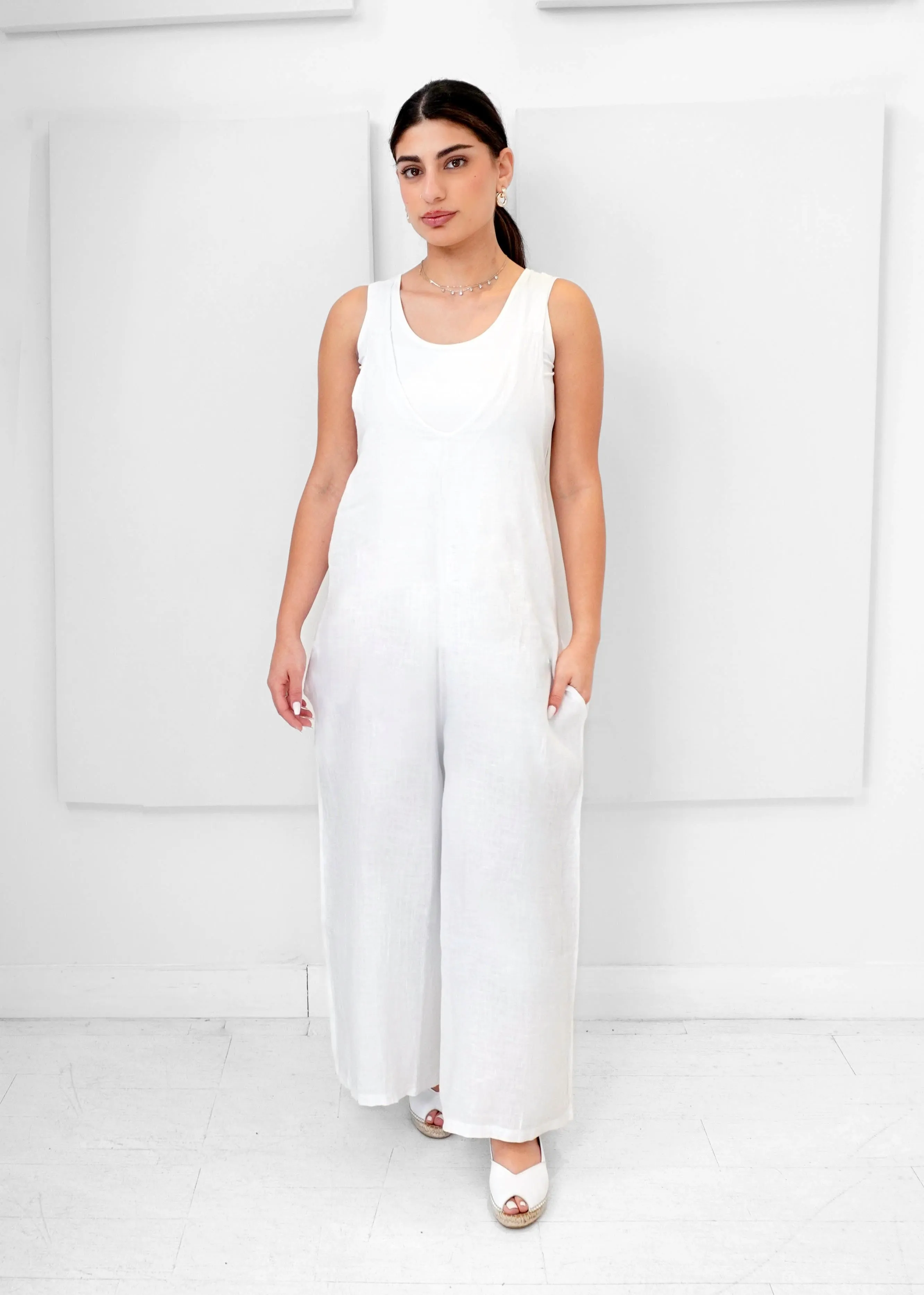 Orange - Boho Chic Jumpsuit