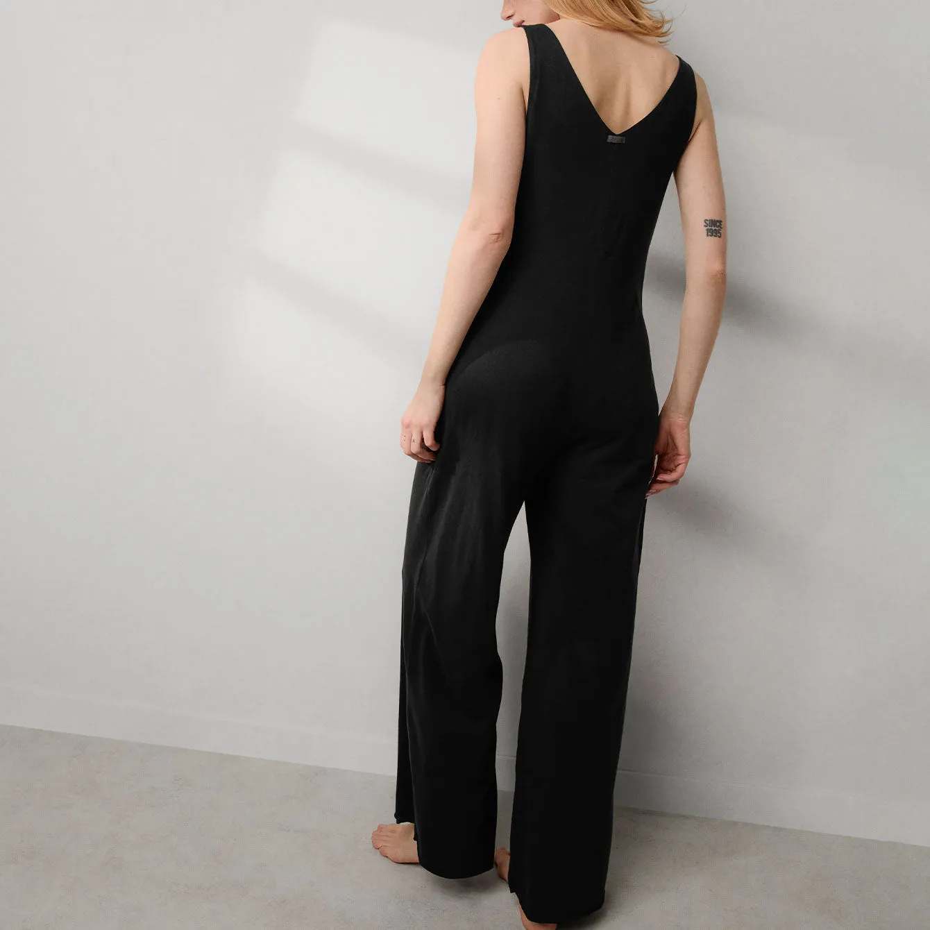 Organic Pima Double V Jumpsuit