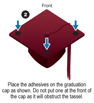 Over 9000 Grad Cap Tassel Topper