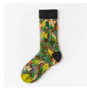 Parrot Mesh Socks