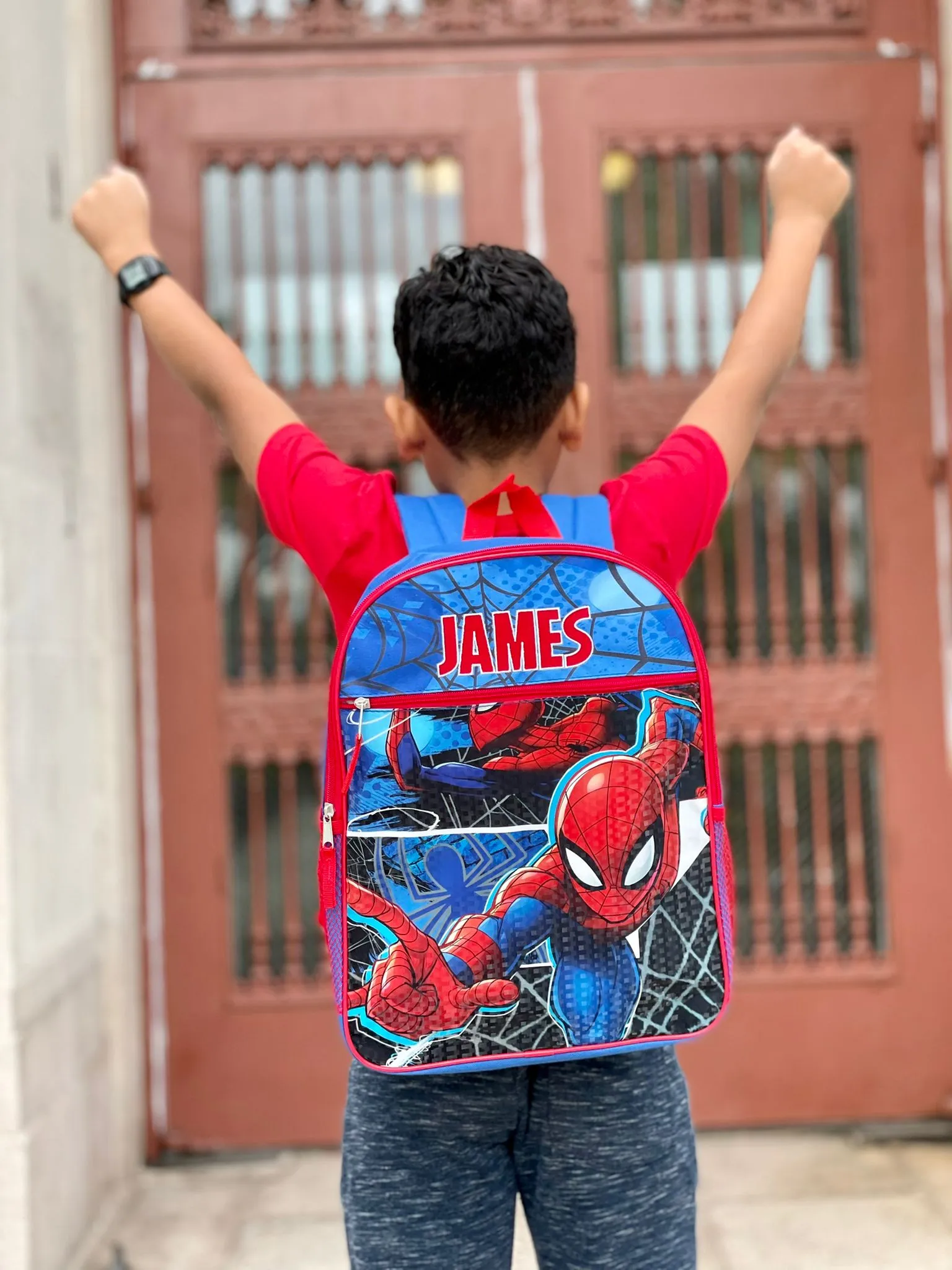Personalized 16 Inch School Backpack - Spider-Man