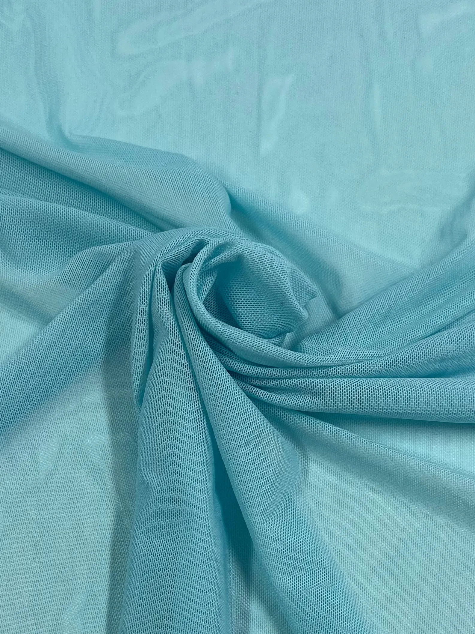 Plain Mesh - Angel Blue - 155cm