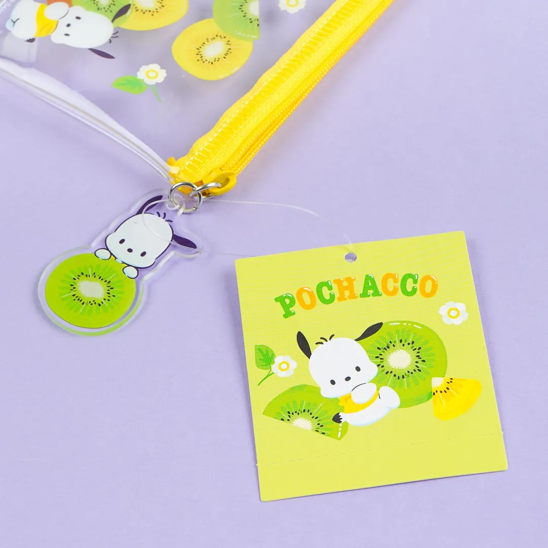 Pochacco & Kiwi Flat Clear Pen Case