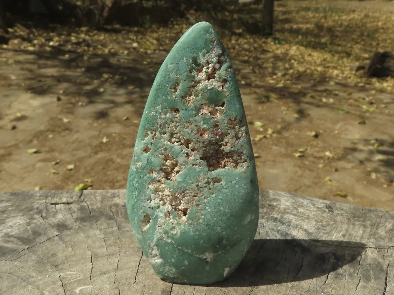 Polished Emerald Mtorolite Galet-Palm Stones x 6 From Mutorashanga, Zimbabwe