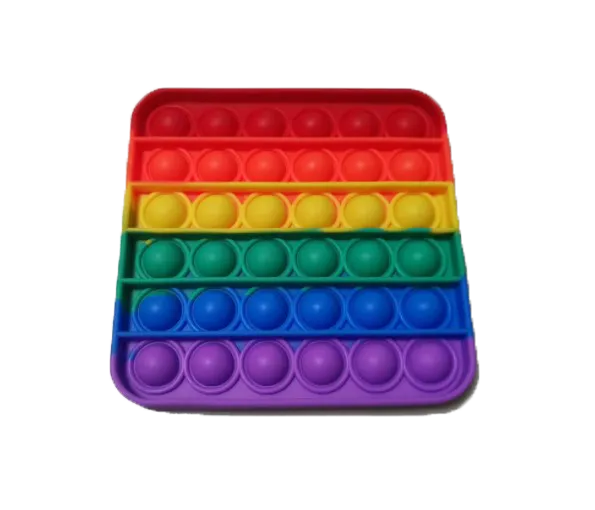 POP IT FIDGET TOY RAINBOW SQUARE