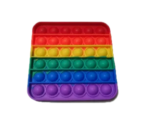 POP IT FIDGET TOY RAINBOW SQUARE