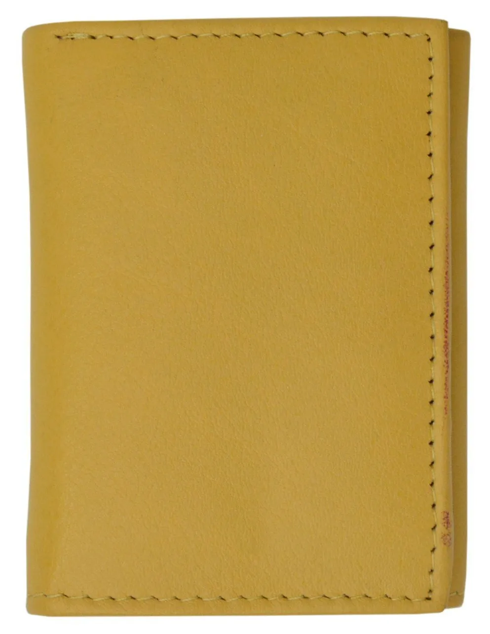 Premium Soft Leather Childrens Trifold Wallet Kids Bicolor Wallet Gift P 825 (C)
