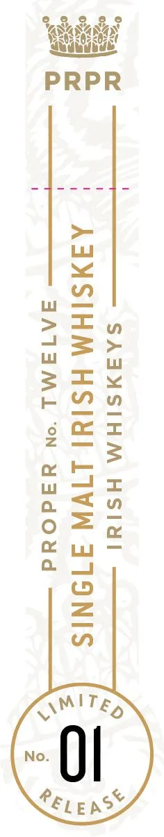 Proper No. Twelve 13 Year Old Single Malt Irish Whiskey Limited Release No. 01