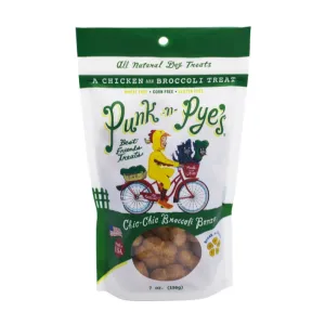 Punk-n-Pyes Chic Chic Broccoli Dog Treats 7oz