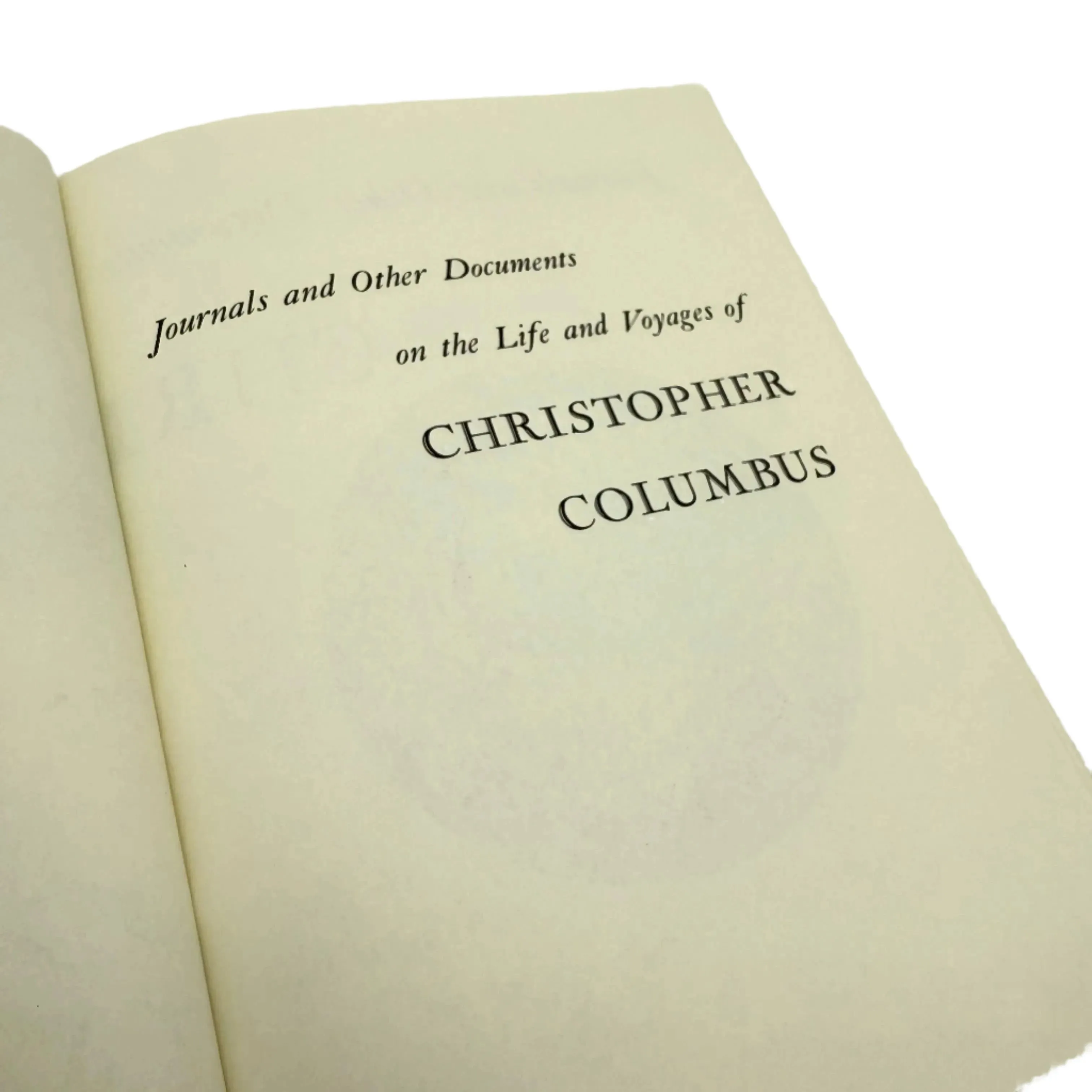 "Journal and Other Documents of The Life and Voyages of Christopher Columbus" Special 500th Anniversary edition — Leather-bound, gilt-edged Easton Press edition