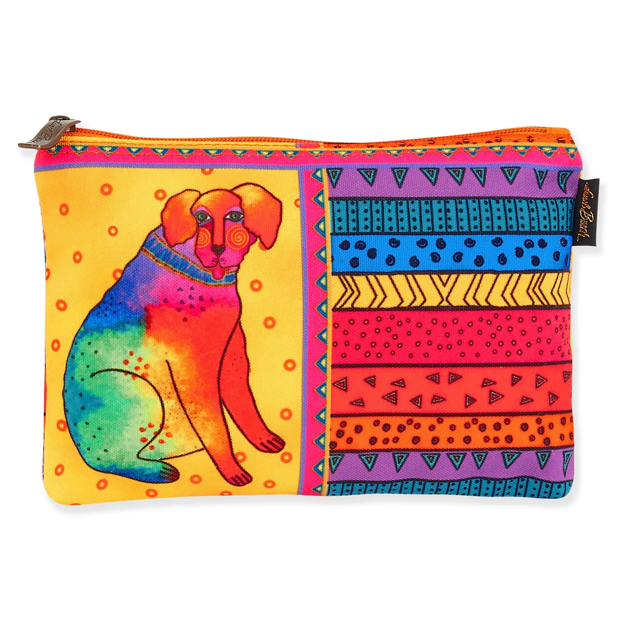Rainbow Dog Cosmetic Bag