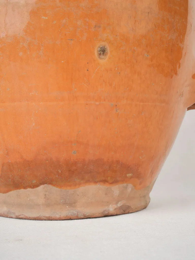 Rare Late 19th Century Six-Handled Conscience Jug with Ocher Glaze 14¼"