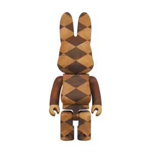 R@brick Rabbrick Woven 400% Be@rbrick by Medicom Toy x Karimoku