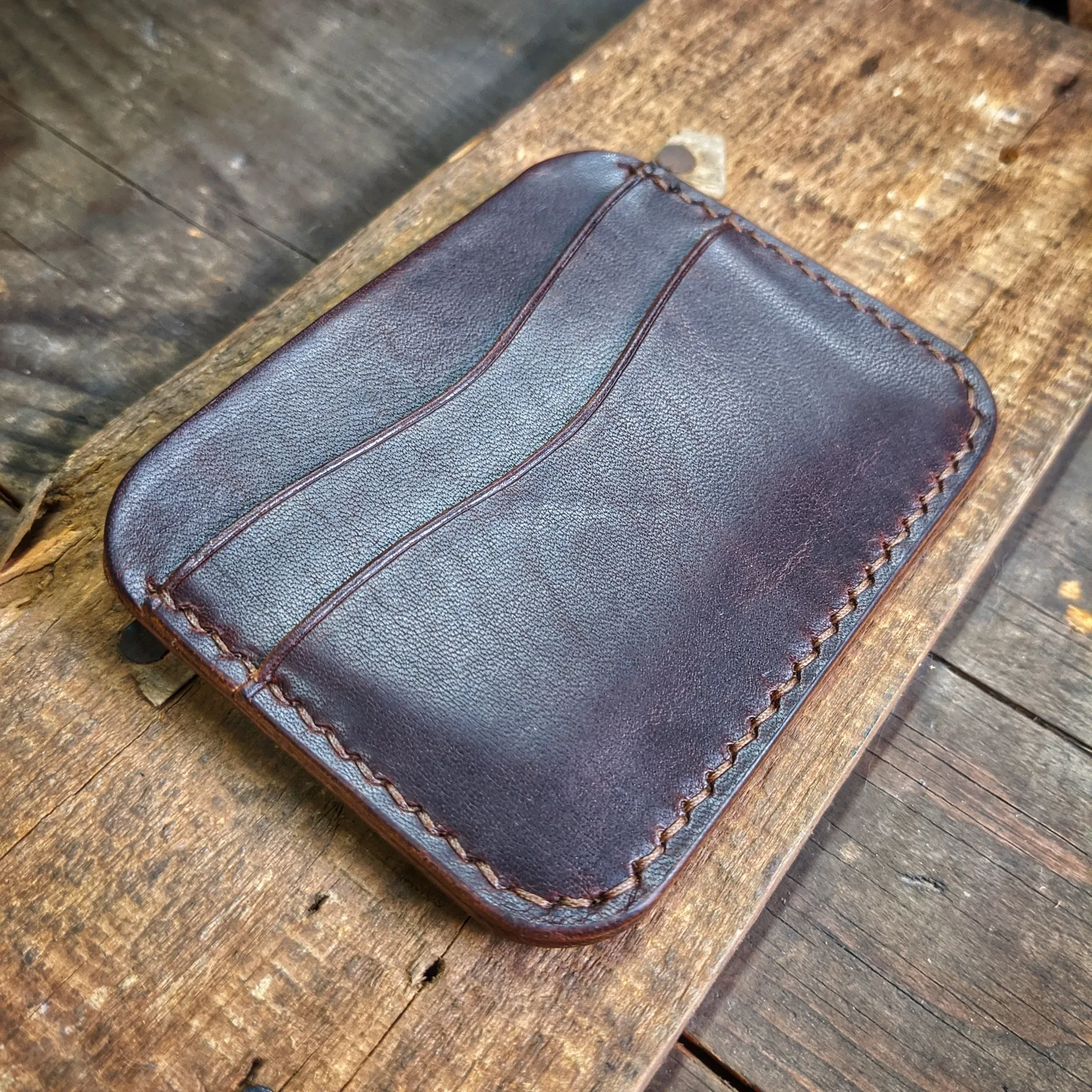 Riley - Leather Card Wallet with Money Clip