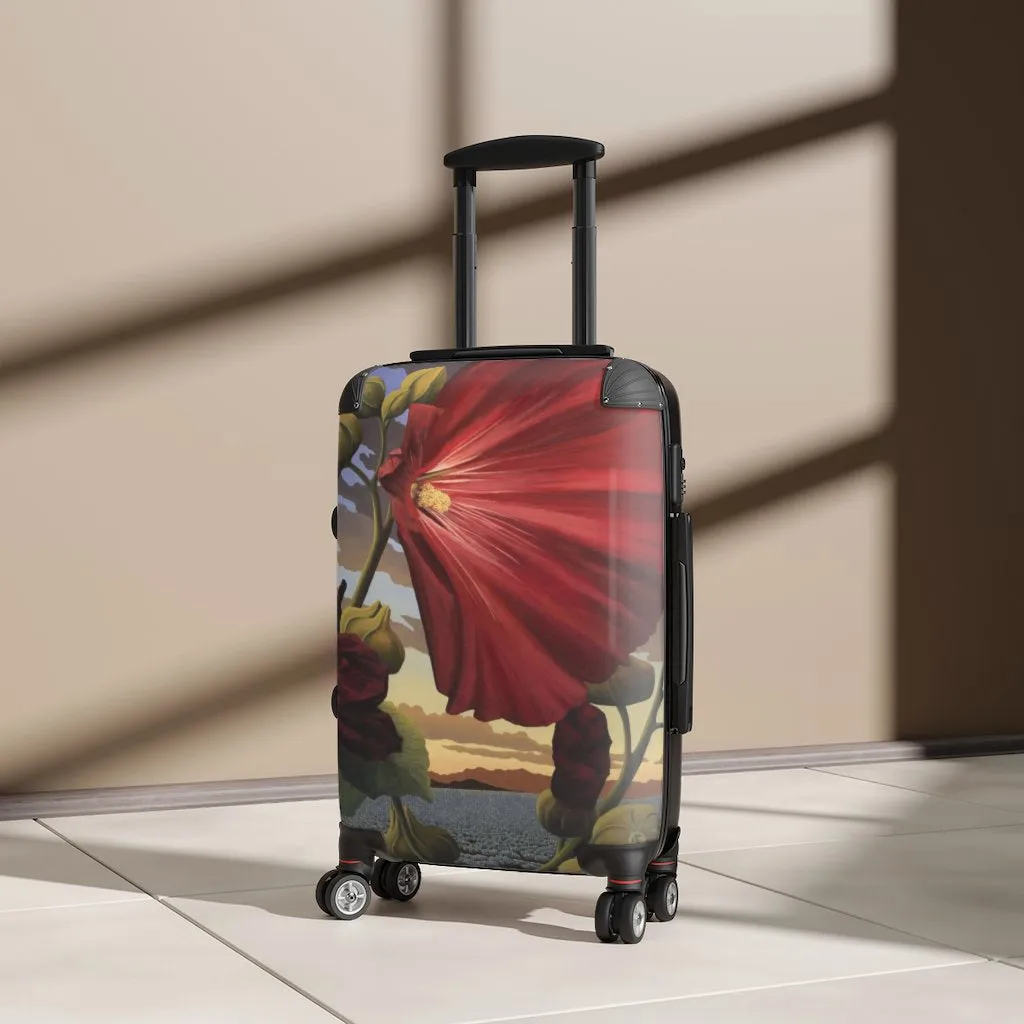 Sage Ocean Bloom Suitcase