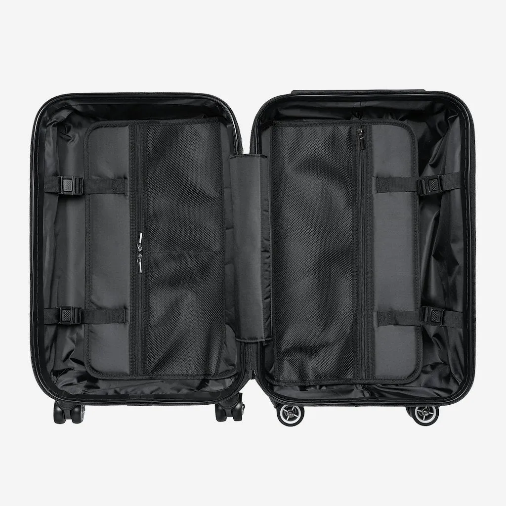 Sage Ocean Bloom Suitcase