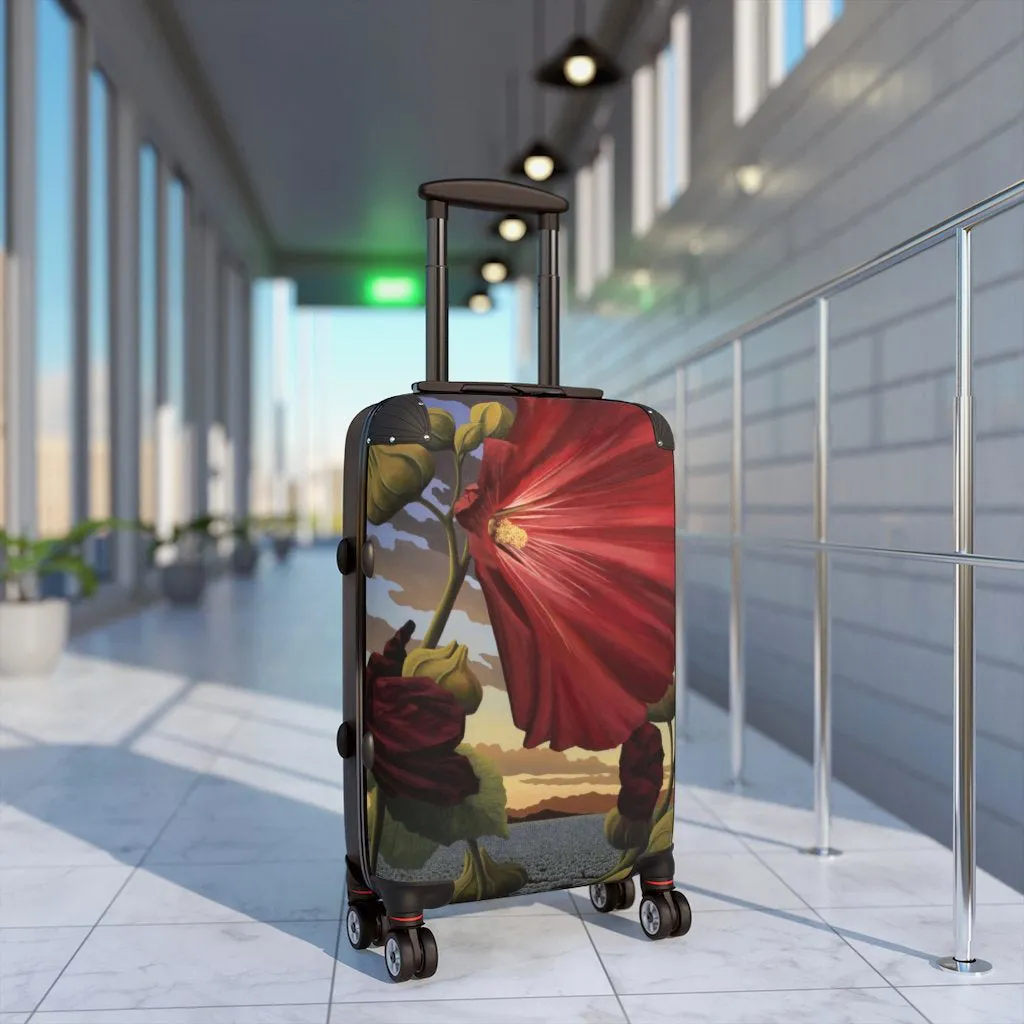 Sage Ocean Bloom Suitcase