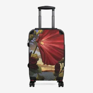 Sage Ocean Bloom Suitcase