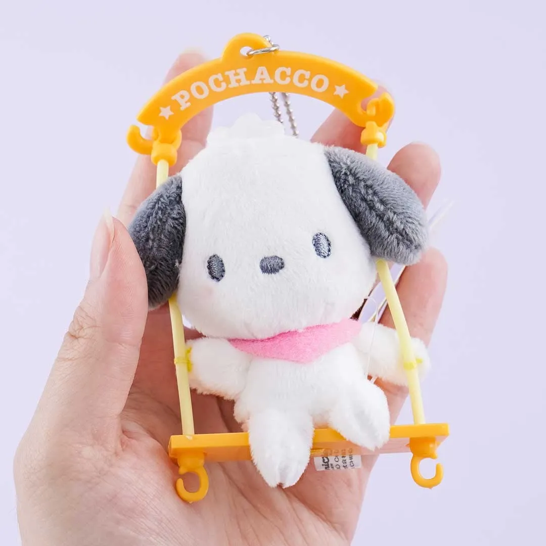 Sanrio Characters Swing Plushie Charm - Pochacco