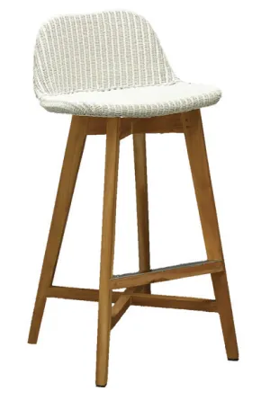 Santorini Lloyd Loom Low Back Stool - 760mm