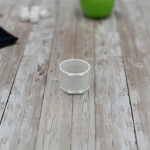 Set Of 12 White Napkin Ring