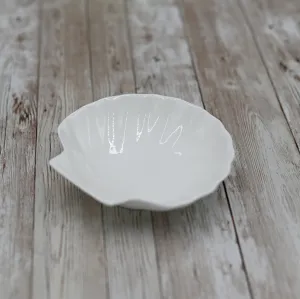 Set Of 12 White Shell Dish 5" inch | 13 Cm