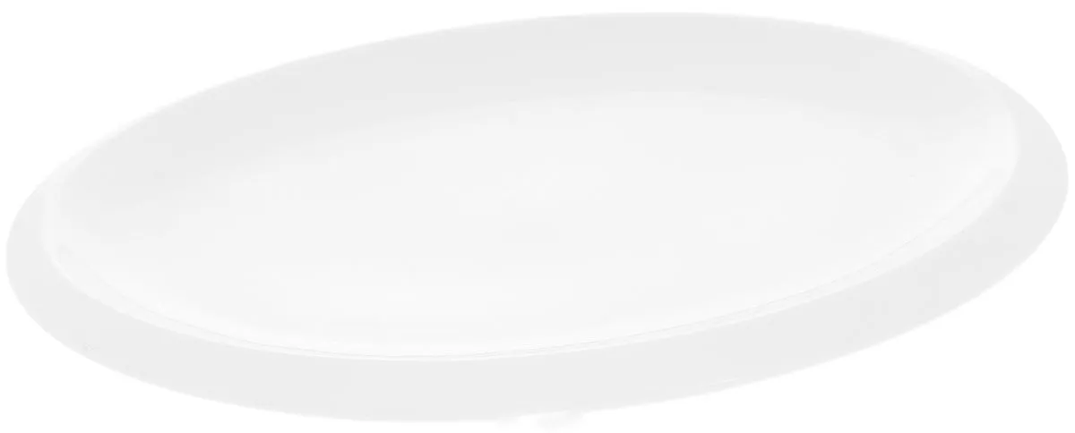 Set Of 3 White Oval Platter 16" inch | 41 Cm