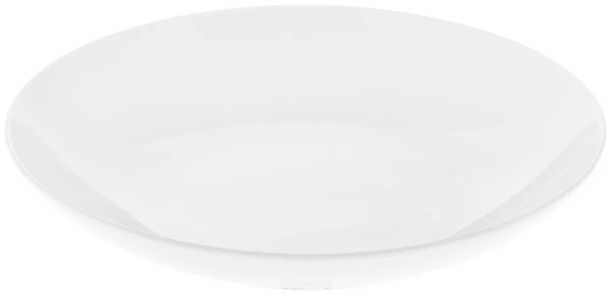 Set Of 3 White Round Deep Platter 12" inch | 30.5 Cm