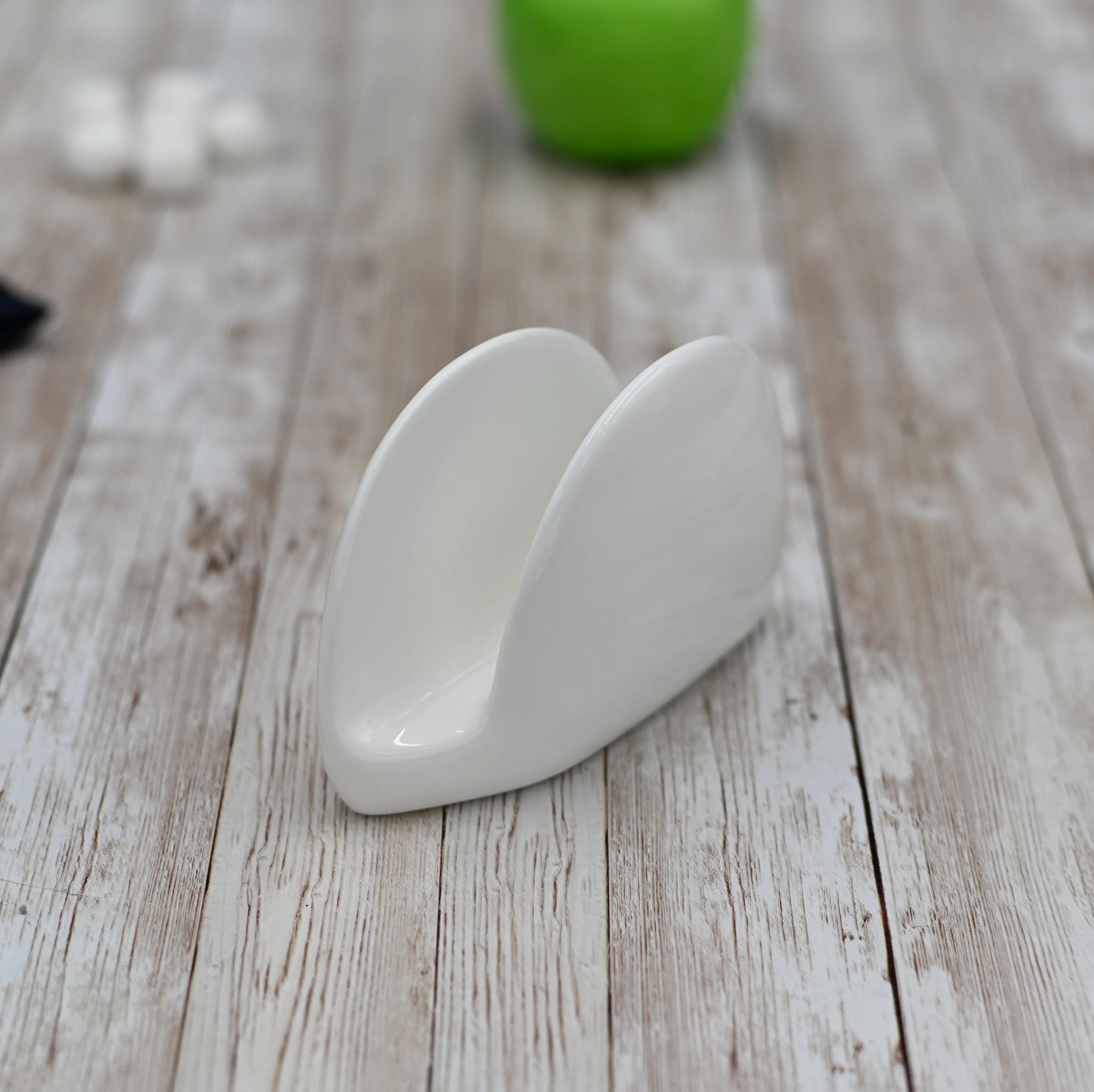 Set Of 6 White Napkin Holder 4.5" inch X 3" inch | 11 X 8 Cm