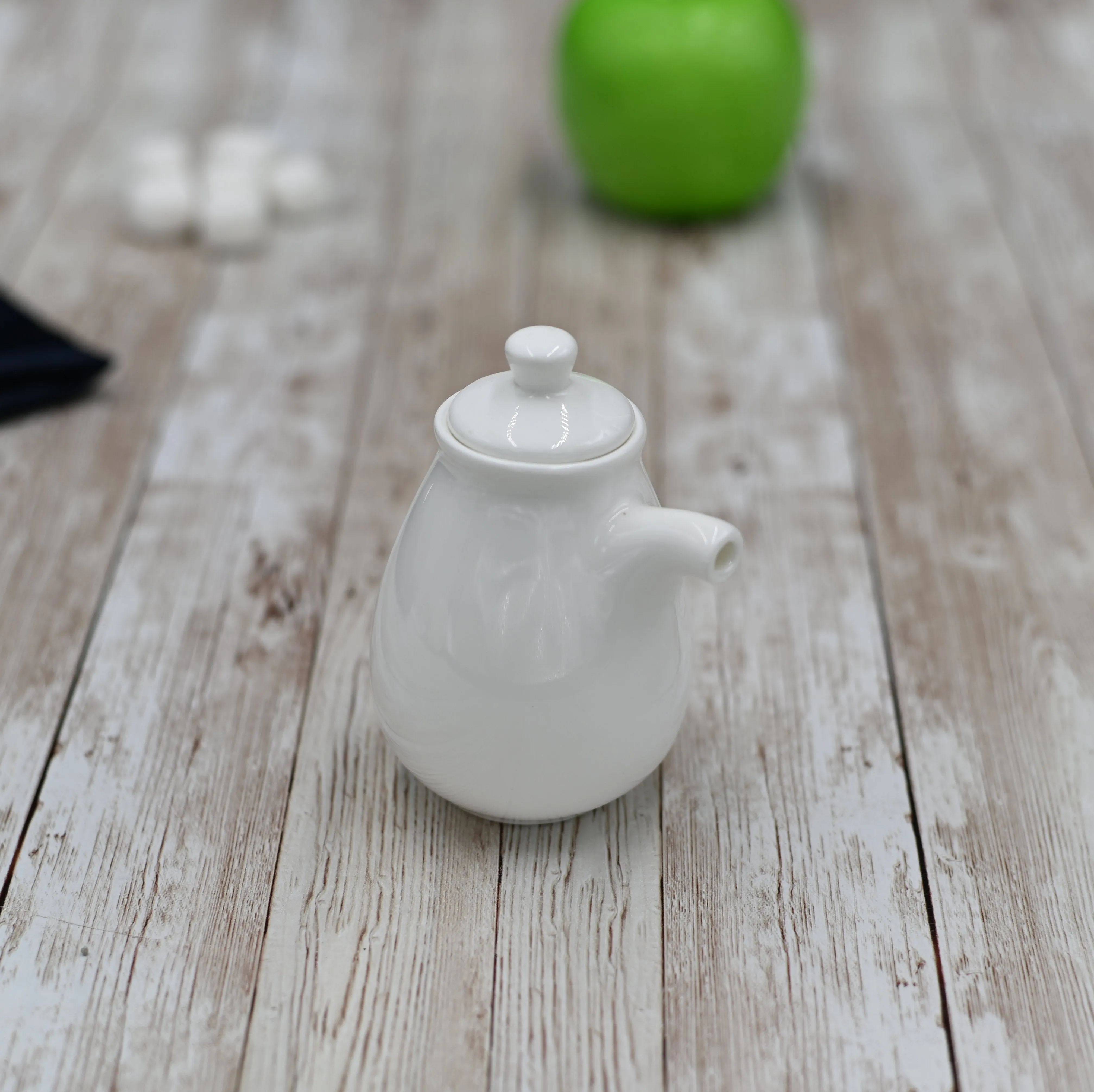 Set Of 6 White Soy Bottle 6 Oz | 170 Ml