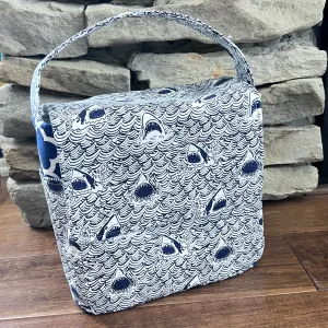 Shark Attack Large Boxy Insulated Lunch Bag